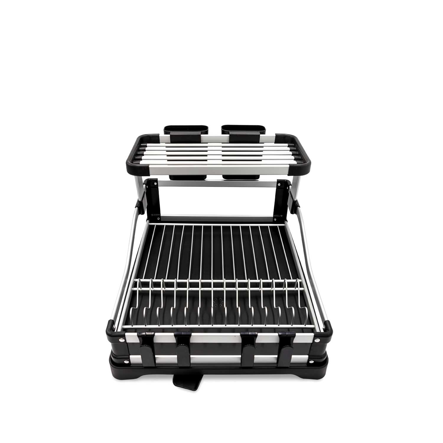 Escurridor negro doble 53.2x36.8x26.5-3-AMBIENTE GOURMET MÉXICO