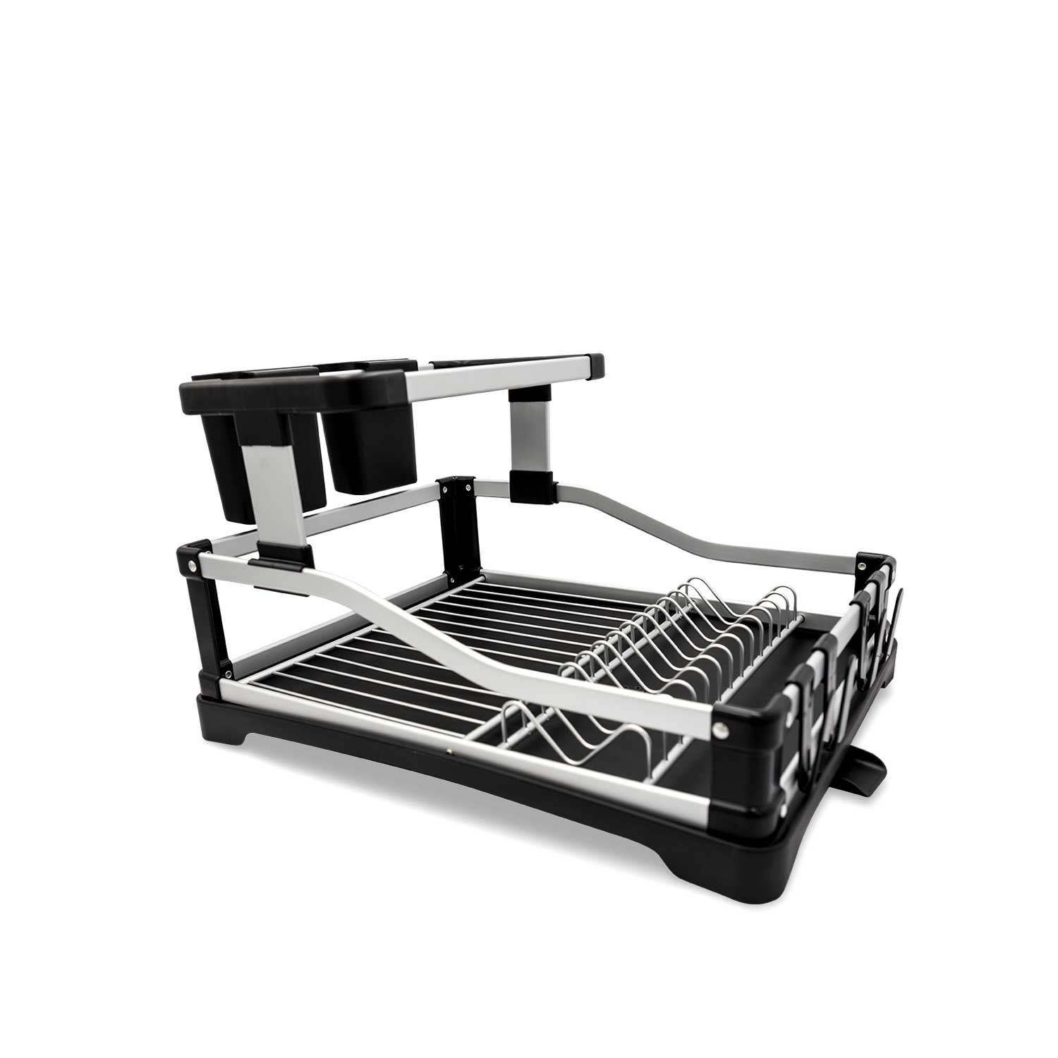 Escurridor negro doble 53.2x36.8x26.5-1-AMBIENTE GOURMET MÉXICO