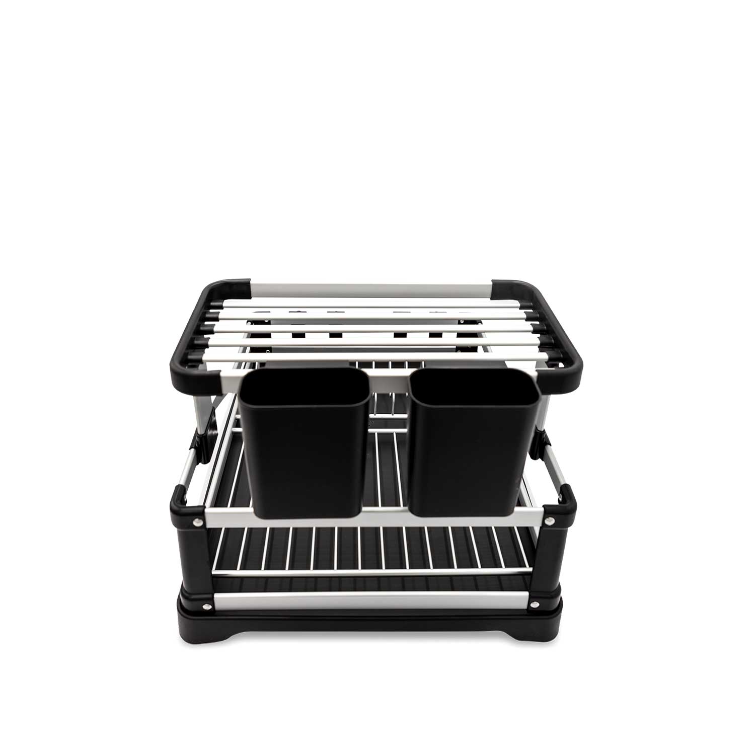 Escurridor negro doble 53.2x36.8x26.5-4-AMBIENTE GOURMET MÉXICO