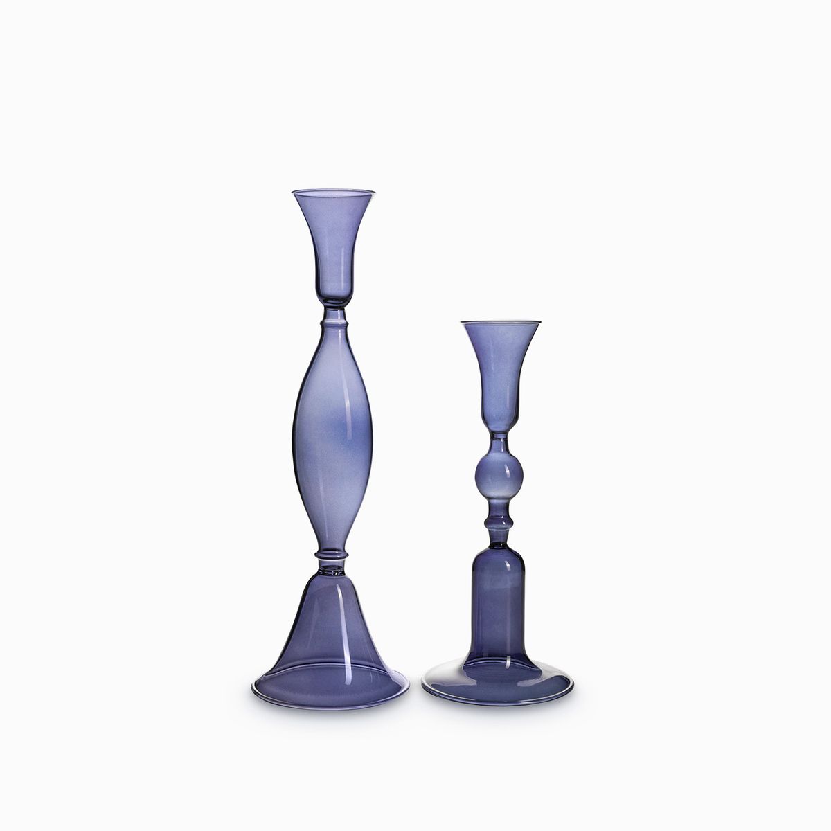 Candelabro Orión azul 31.5cm