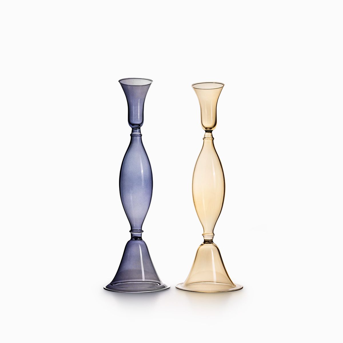 Candelabro Orión azul 31.5cm