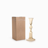 Candelabro Orión ámbar 23.5cm