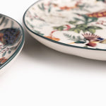 Plato principal aves de invierno 27cm set x2