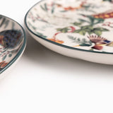 Plato principal aves de invierno 27cm set x2