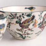 Tazón aves de invierno 15cm set x2