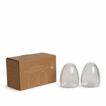 Set salero y pimentero en vidrio 400ml