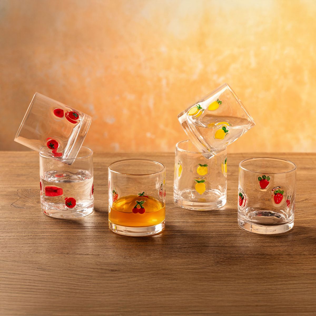 Vaso tomates set x2