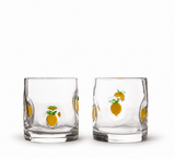 Vaso limones set x2