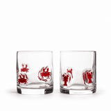 Vaso langosta - cangrejo set x2