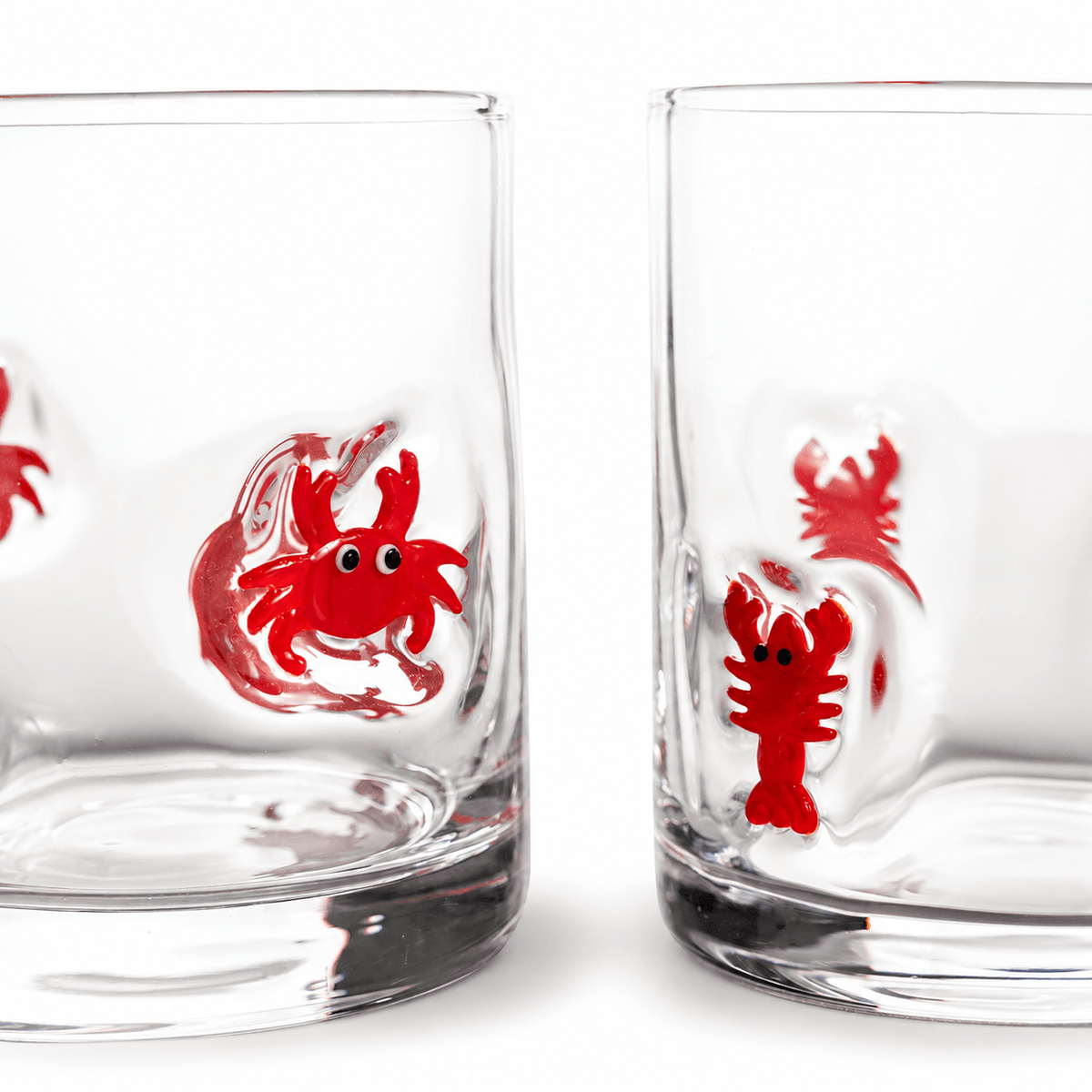 Vaso langosta - cangrejo set x2