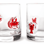 Vaso langosta - cangrejo set x2