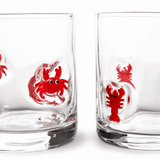 Vaso langosta - cangrejo set x2