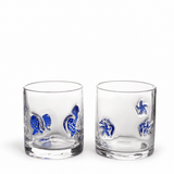 Vaso estrella - pez set x2