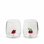 Vaso fresa - cereza 430ml set x2