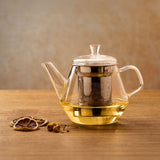 Tetera con infusor en vidrio 350ml