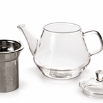 Tetera con infusor en vidrio 350ml