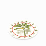 Plato palmeras mono 26 cm