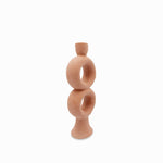 Candelabro Doble Aro Cafe