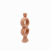 Candelabro Doble Aro Cafe