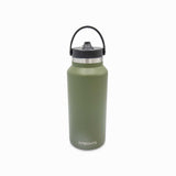 Termo doble pared verde con pitillo 1240ml