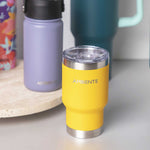 Vaso doble pared amarillo 330ml