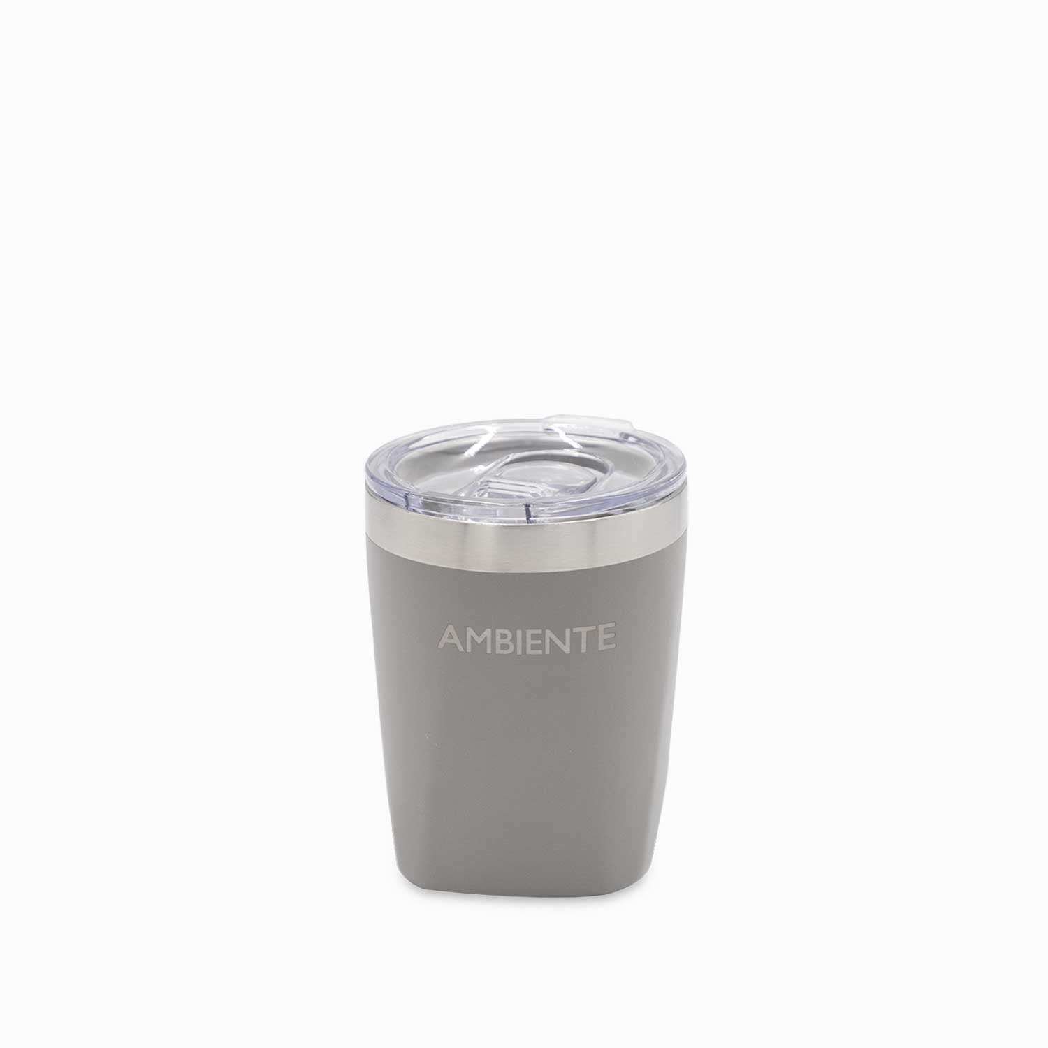 Vaso doble pared gris 300ml