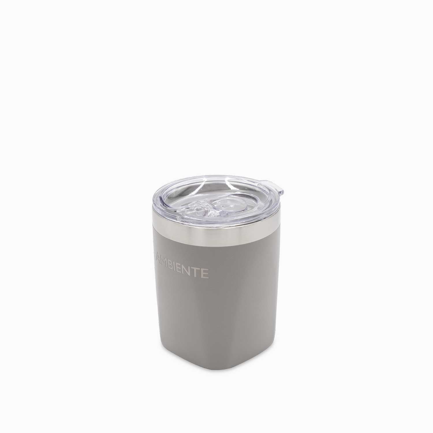 Vaso doble pared gris 300ml