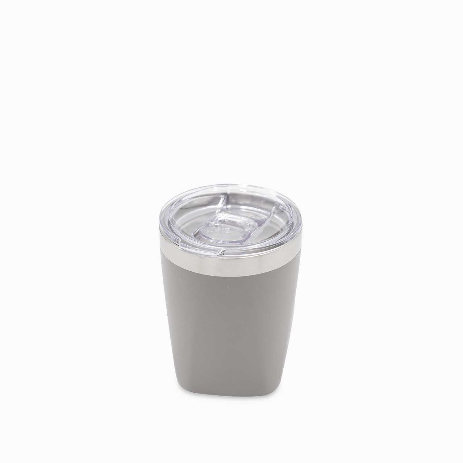 Vaso doble pared gris 300ml