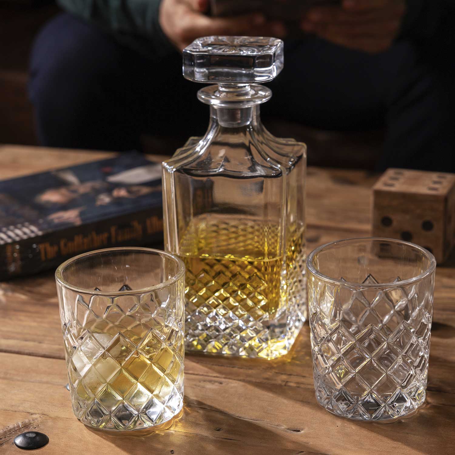 Licorera y vasos para licor lago setx3-2-AMBIENTE GOURMET MÉXICO