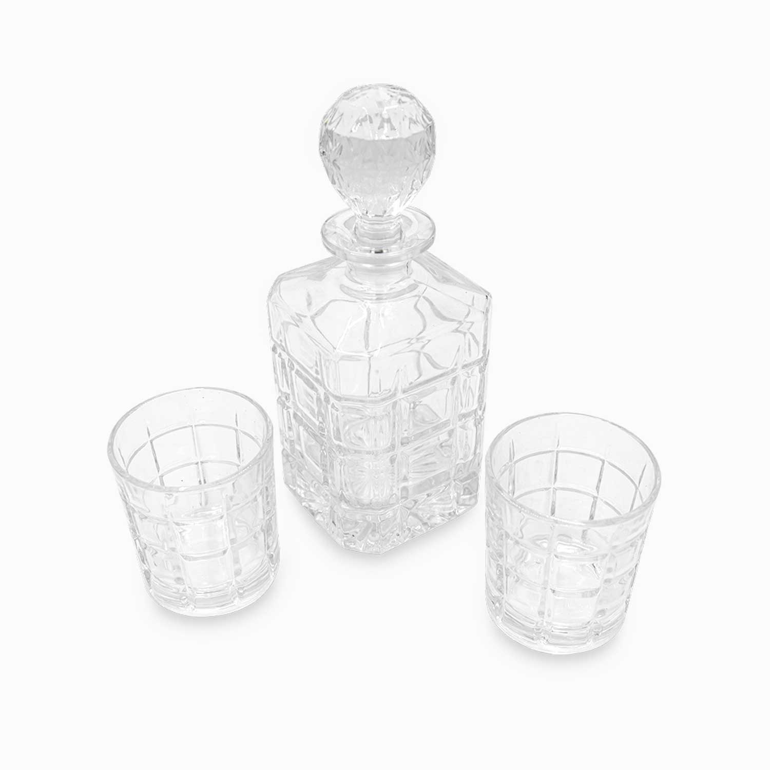 Licorera y vasos para licor ezra setx3-3-AMBIENTE GOURMET MÉXICO