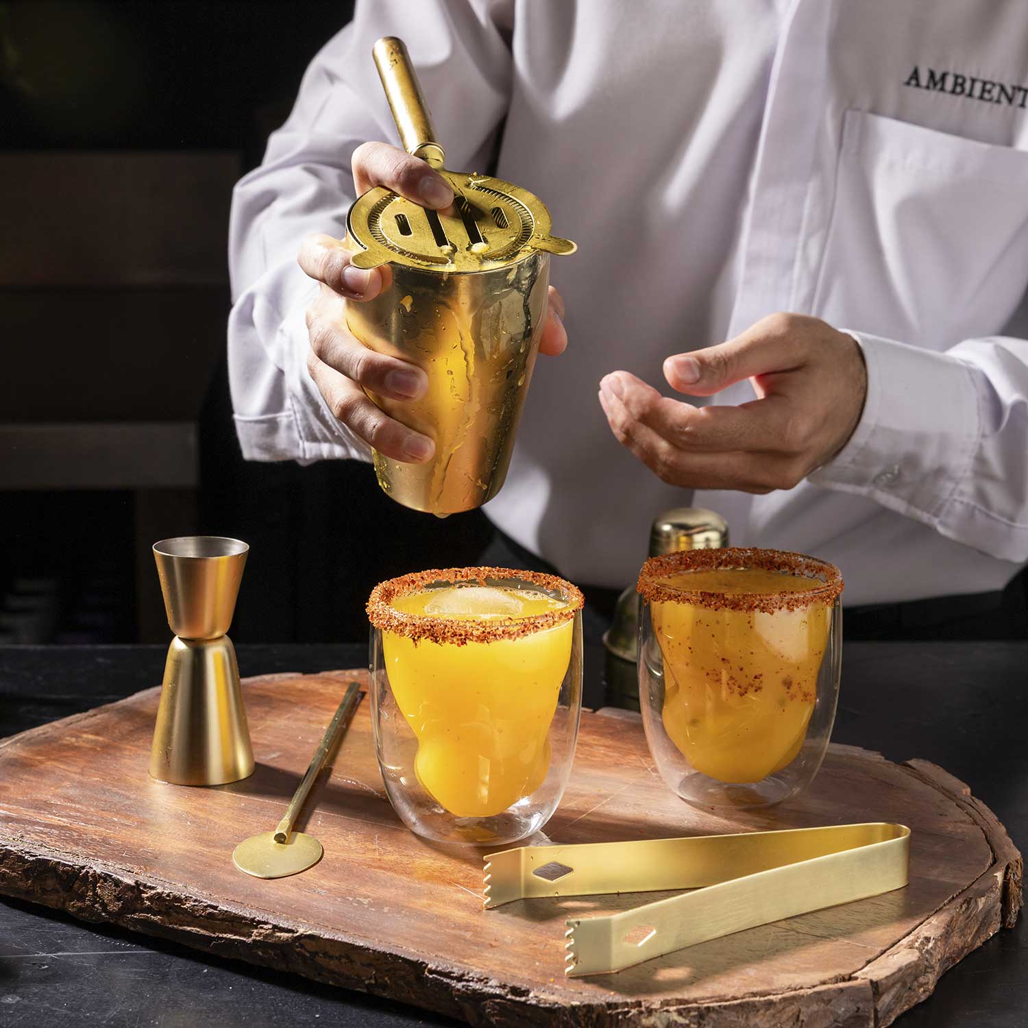 Set cocteles dorado x5-2-AMBIENTE GOURMET MÉXICO