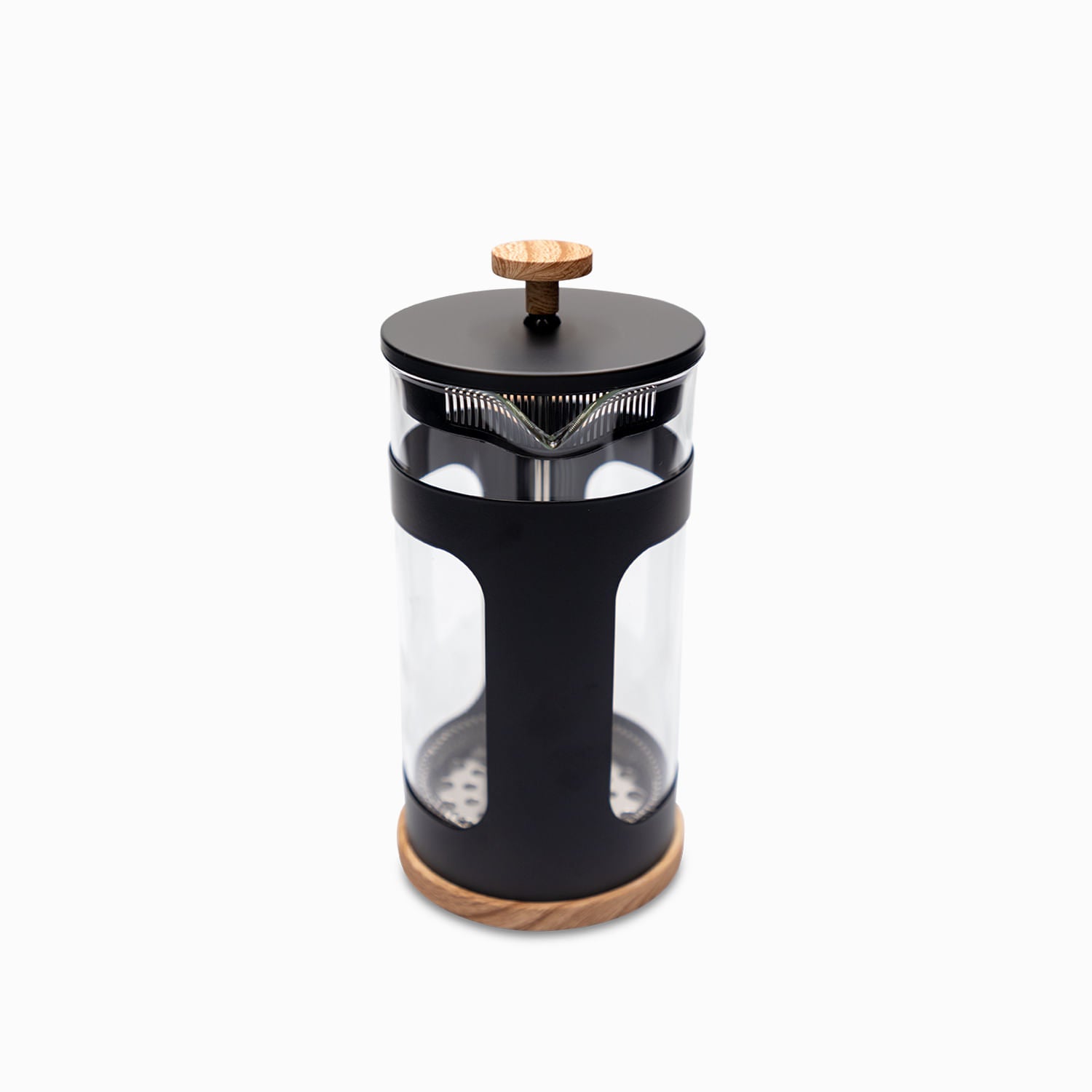Prensa Francesa Negra Madera 1000Ml