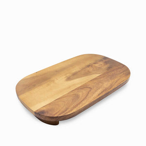 Tabla oval en acacia con patas 36cm-2-AMBIENTE GOURMET MÉXICO