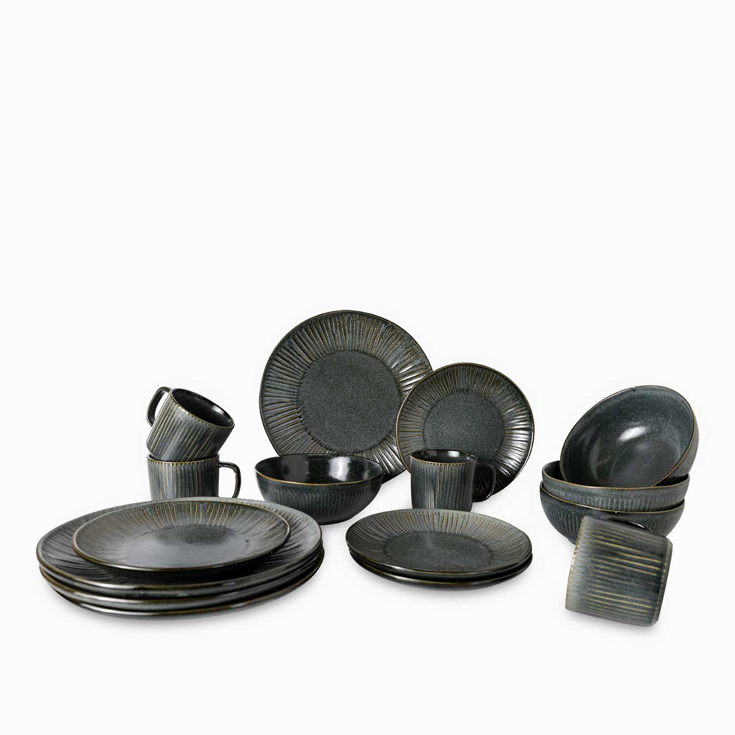 Vajilla Saona 4 puestos setx16-4-AMBIENTE GOURMET MÉXICO