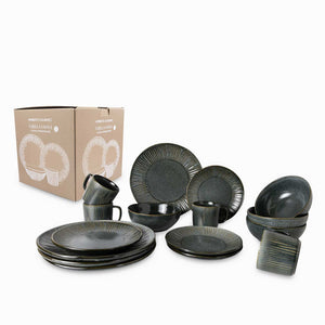 Vajilla Saona 4 puestos setx16-3-AMBIENTE GOURMET MÉXICO