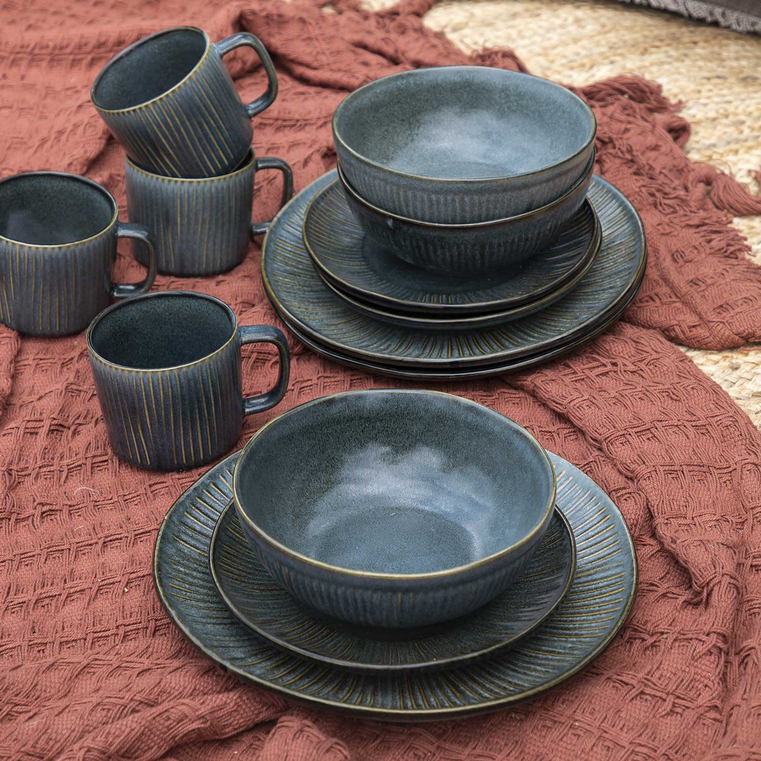 Vajilla Saona 4 puestos setx16-2-AMBIENTE GOURMET MÉXICO