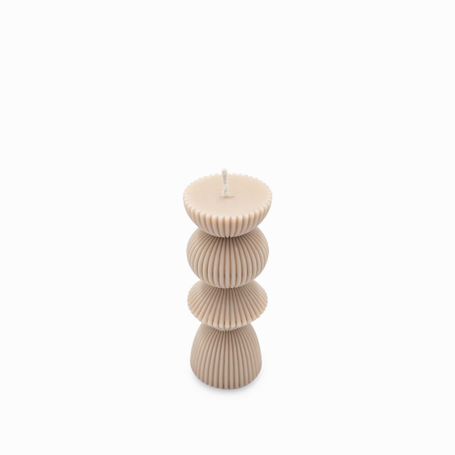 Vela Romano beige 15cm-3-AMBIENTE GOURMET MÉXICO