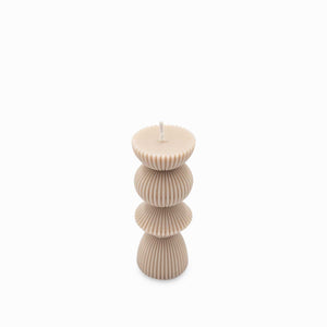 Vela Romano beige 15cm-3-AMBIENTE GOURMET MÉXICO