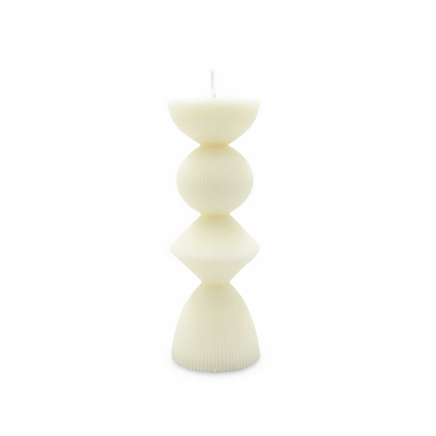 Vela Lazo ivory 19cm-1-AMBIENTE GOURMET MÉXICO