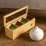 Caja para el té en bambú 26cm