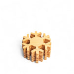 Portavasos-snowflake-en-bambu-setx5