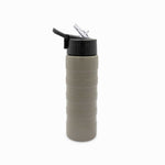 Termo doble pared con pitillo gris