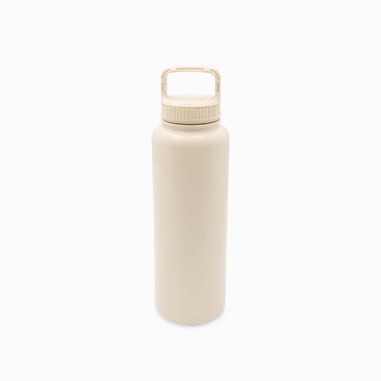Termo doble pared beige 1 litro