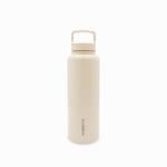 Termo doble pared beige 1 litro