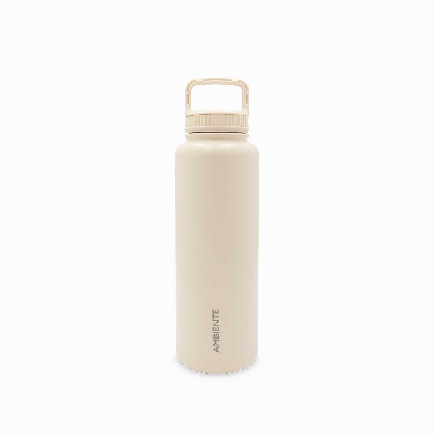 Termo doble pared beige 1 litro