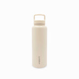 Termo doble pared beige 1 litro
