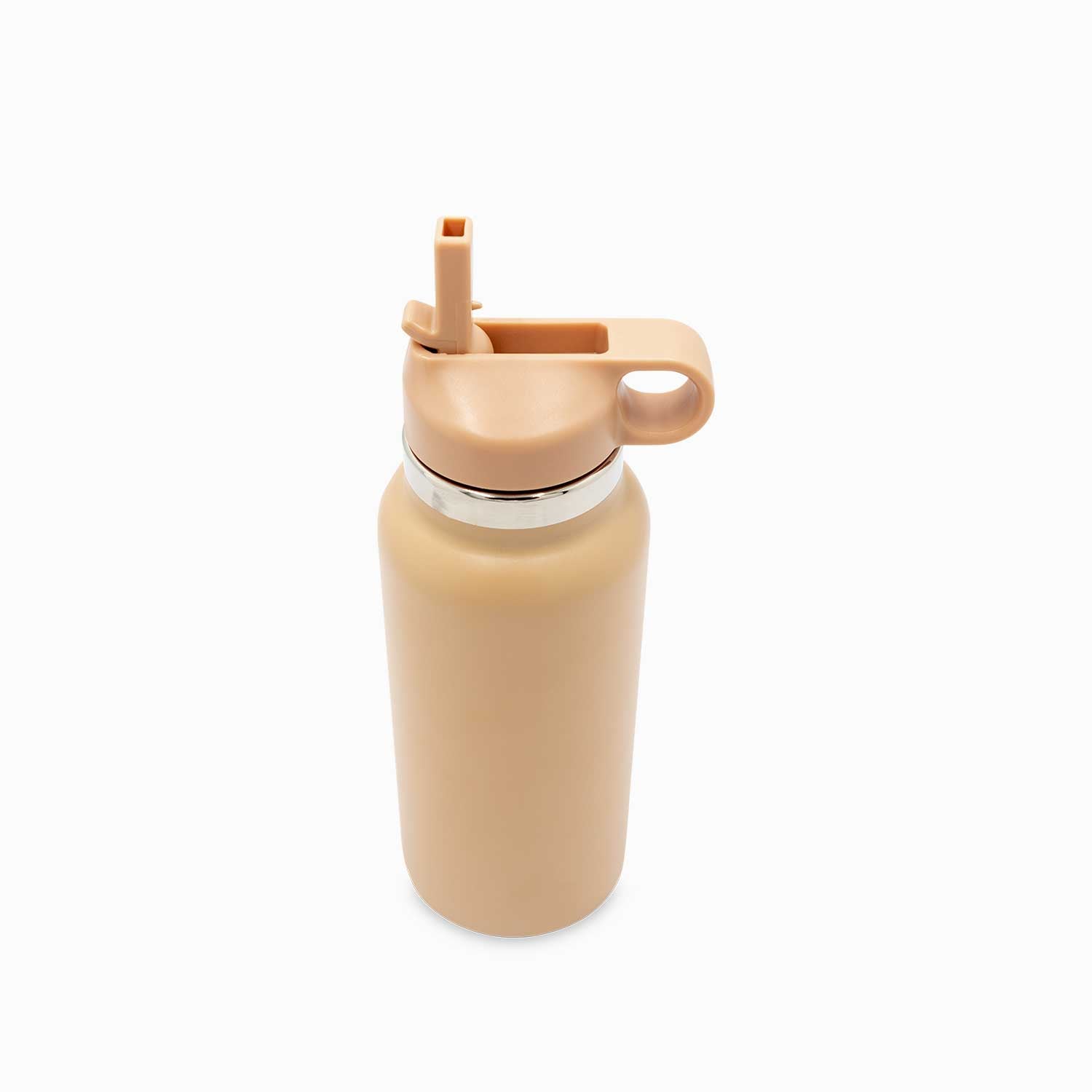 Termo doble pared con pitillo almendra 1000ml