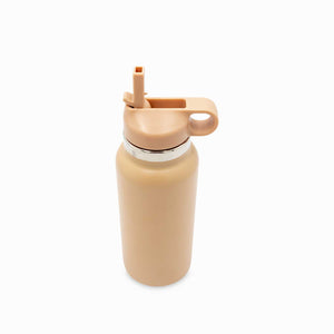 Termo doble pared con pitillo almendra 1000ml