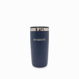 Vaso doble pared acero azul oscuro 320ml