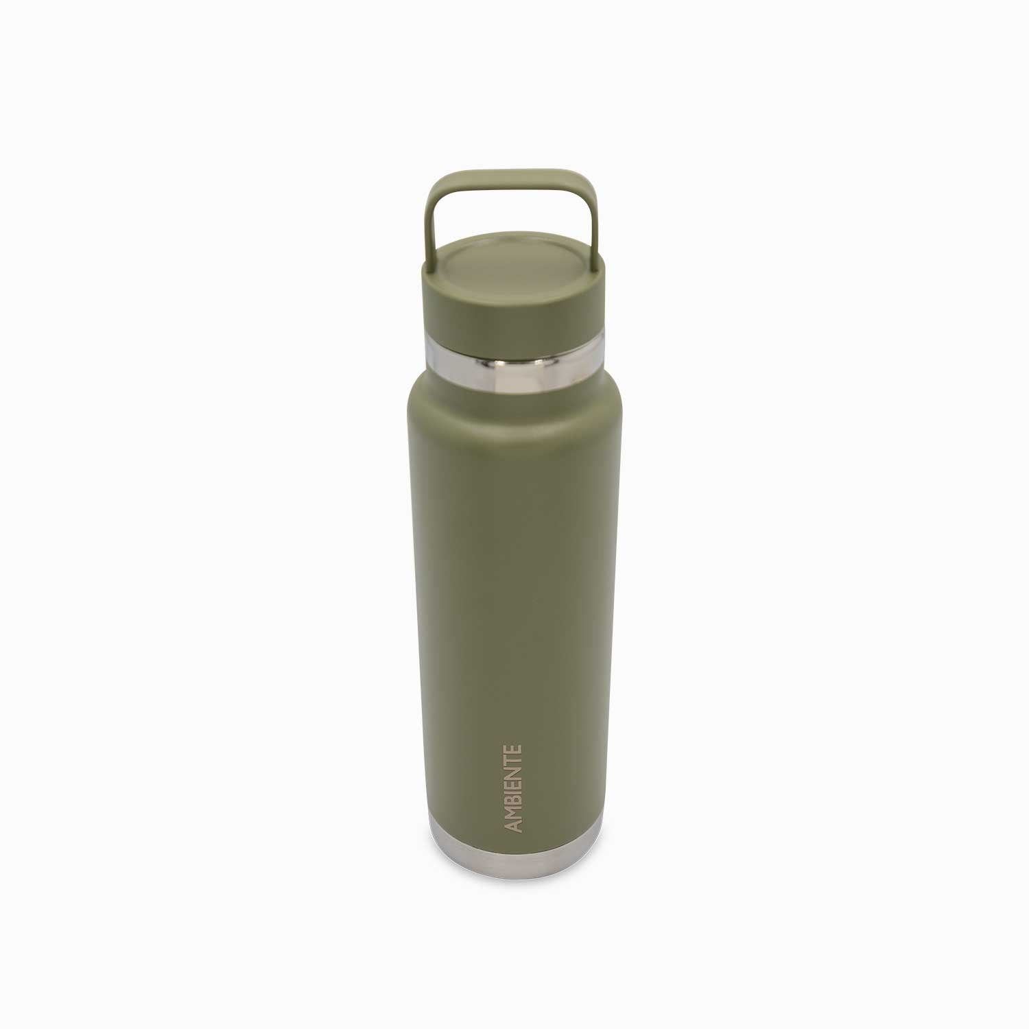 Termo doble pared verde oscuro 600ml